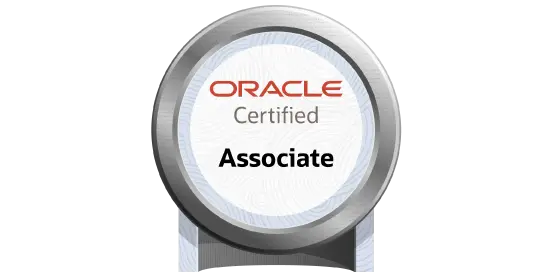 Oracle Certified Associate, Java SE 8 Programmer certificate.